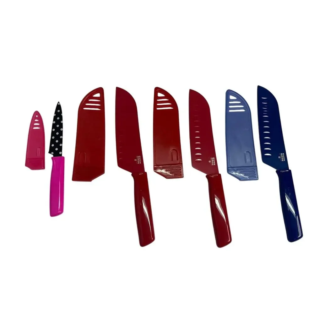 NEW! Kuhn Rikon Slice And Serve Knife Set Of‎ 5